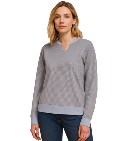 Women's L/S V-Neck Pullover