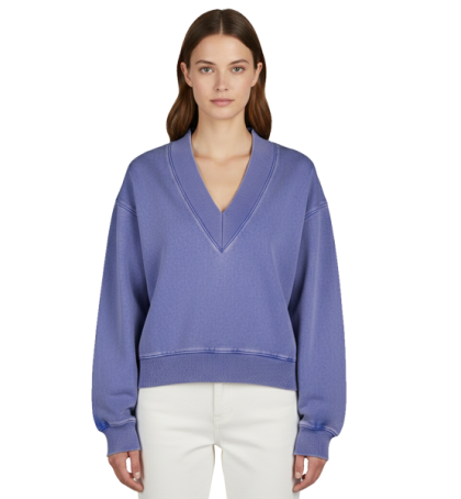 Women's L/S V-Neck Pullover